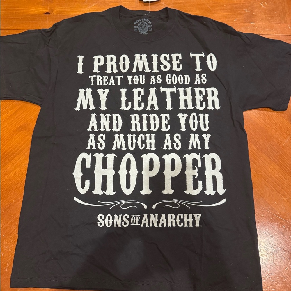 Sons of Anarchy Rare Men's L Shirt Biker Graphic Jax SAMCRO‎ SOA Y2K Vintage